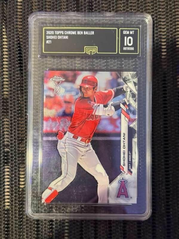 2020 Topps Chrome Ben Baller Edition #21 Shohei Ohtani GMA 10