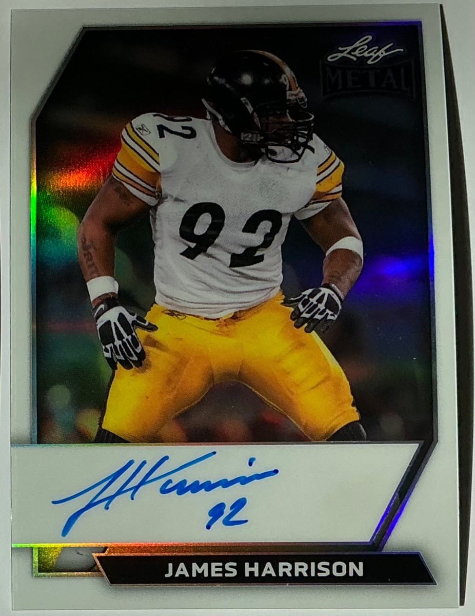 2026 Leaf Metal James Harrison Auto Autograph Prismatic White On