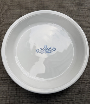 CorningWare Blue Cornflower Round Pie Plate 309 USA