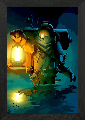 Outer Wilds gerahmtes Wandbild Poster Leinwanddruck Bild