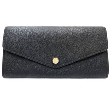 LOUIS VUITTON Monogram Empreinte Purse Portefeuille Sarah M61182 Noir/182276