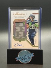 2023 Panini Flawless #RPA-ZCT  Zach Charbonnet Rookie Patch Auto # /25 (RC, AU)