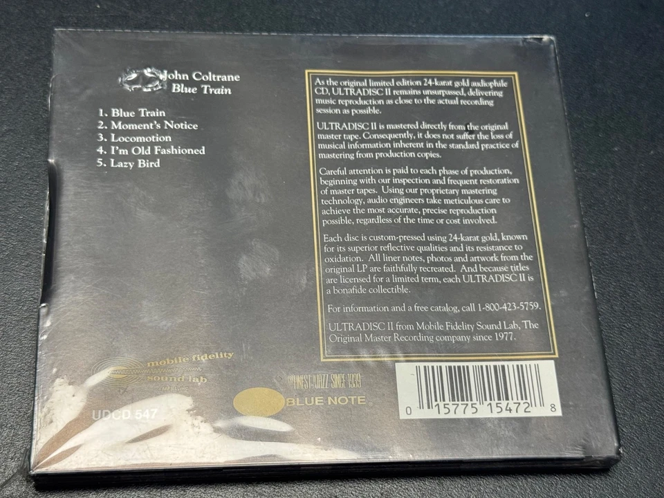 MFSL-Gold-CD: John Coltrane - Blue Train  - UDCD 547 - Bild 2 von 2