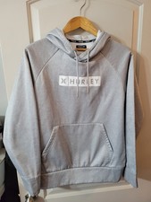 Hurley Grey Sweatshirt Pullover Hoodie Size Small Water Resistant