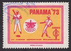 1973 Panama SC# C 396 - Baseball and Games Emblem - Used