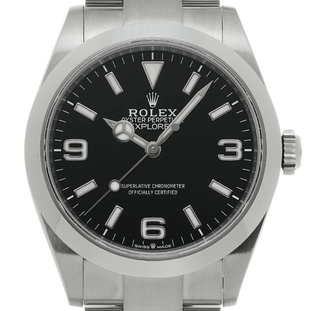ROLEX Explorer 40 224270 Black Case Size 40 x 40 mm Men's Used Watch #41721 image 6