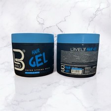 Level 3 Hair Gel Super Strong Hold - Flake Free Long Lasting Shine 2 Pack 500 ML
