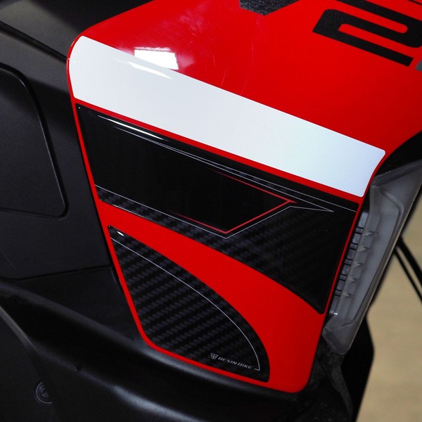 3D Gel Aufkleber Motorrad Seiten Schut Ducati Multistrada V2 V2S 2025 Kompatibel-image