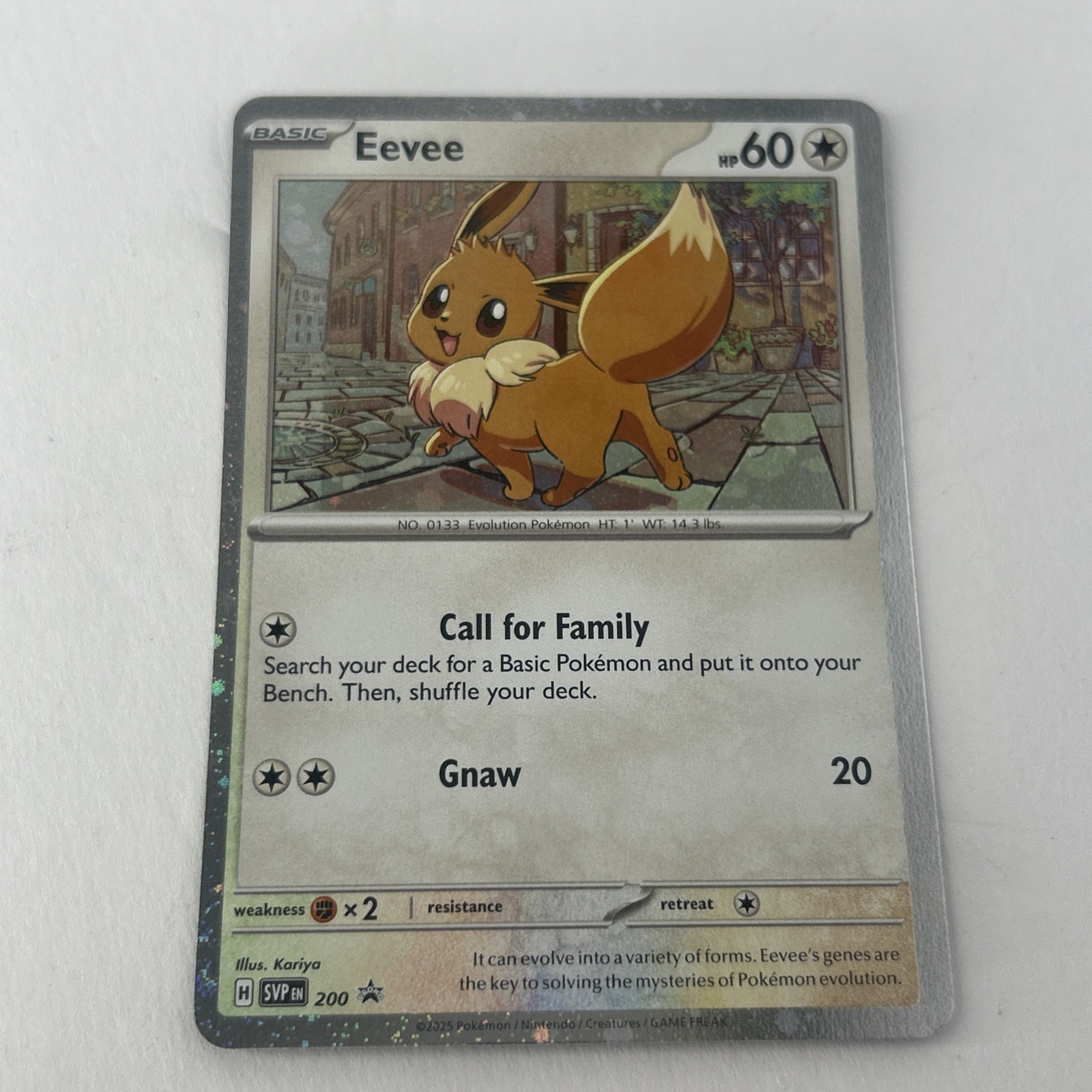 Eevee (Cosmos Holo) SVP 200 Holo Promo Scarlet & Violet Promo Pokemon Holo NM