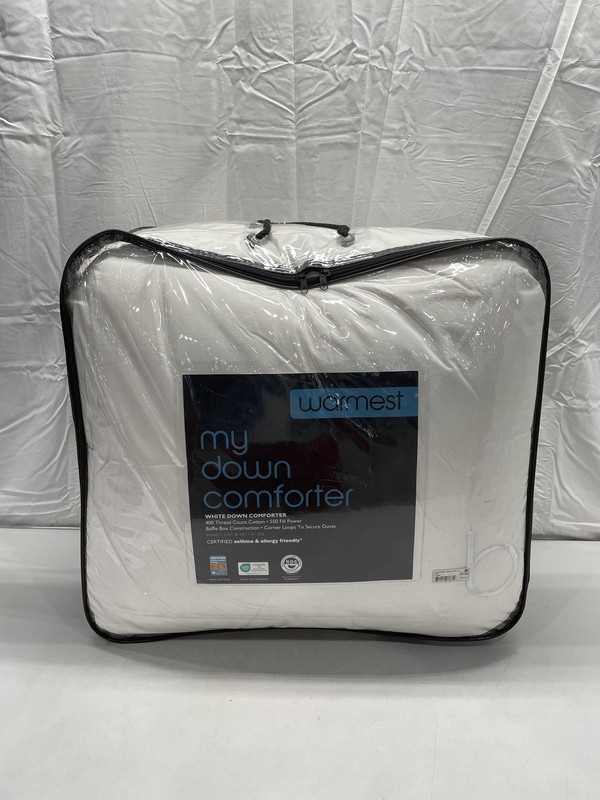 Bloomingdale's My Warmest Asthma & Allergy Friendly Down Comforter King White