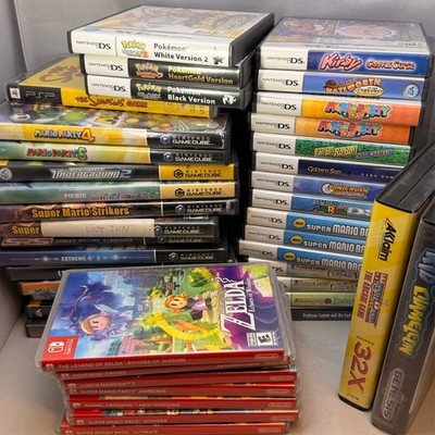 AUTHENTIC original Video game BOXES / CASES, some with manuals - YOU PICK BOX !