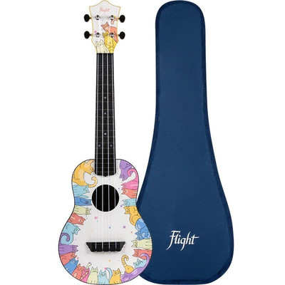 Flight TUC-40 Reise Konzert Ukulele Kitty *NEU*