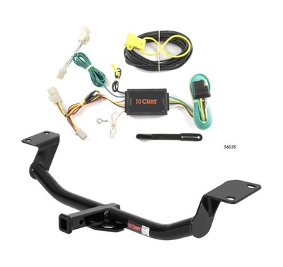 2009 - 2013 Toyota Matrix Curt 1-1/4'', Class 2 Trailer Tow Hitch + 4-flat Wiring