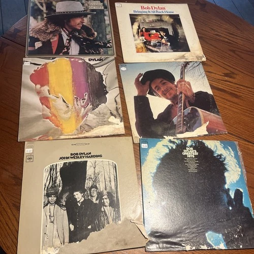 Bob Dylan Vinyl Record Lot of 6 Estate Lp’s