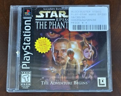 Star Wars Episode 1 The Phantom Menace PlayStation PS1 Tested Authentic 