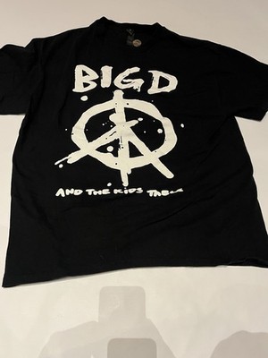 Big D and the Kids Table Shirt Mens Large Black Punk Ska Made in USA Band Tee