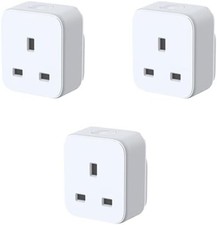Hive Active Plug 3 Pack – Smart Home Sockets with Signal Booster – White
