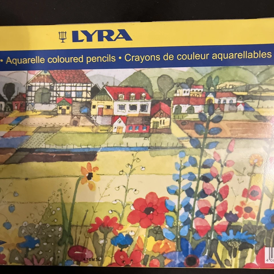 Lápices de acuarela Lyra Osiris 36 hechos en Alemania florales afilados en estaño Foto 3 de 4