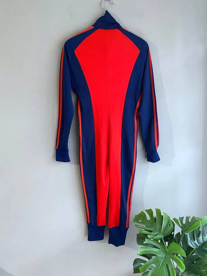 Mono de ciclismo raro vintage Adidas años 70 hecho en Alemania Occidental, talla 46 Foto 2 de 4