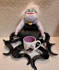 Disney Store Exclusive Original URSULA 25  The Little Mermaid Plush  Mug NWT