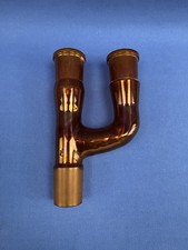 Zweihalsaufsatz Destillation Normschliff 29/32 braunglas Laborglas Laborzubehör