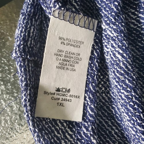 Hot Ginger Heather Navy Maxi Duster Sweater Women's 1XL Lightweight NEW - Afbeelding 7 van 7