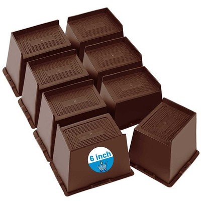 Egttgin Bed Risers 2 Inch 3 Inch 4 Inch 5 Inch 6 Inch Heavy Duty Oversized