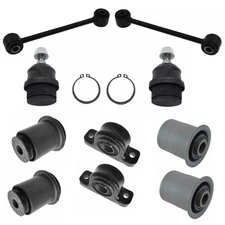 10 Suspension Kit Control Arm Bushings lower Ball Joints Sway Bar End Links New