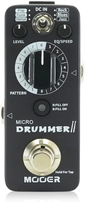 Mooer Micro Drummer II Drum Machine Pedal Effektor JAPAN NEU