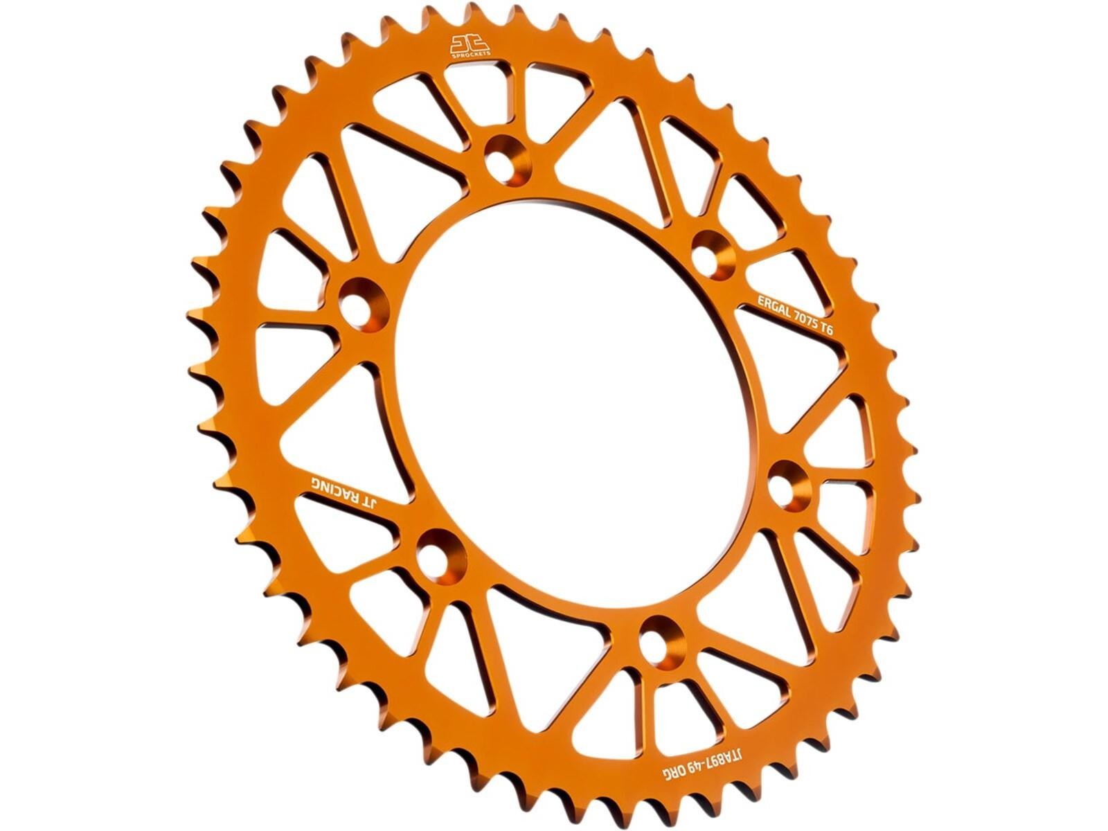 Jt Chainring Aluminum Fits KTM Husqvarna GasGas Husaberg SWM Orange 51 Teeth