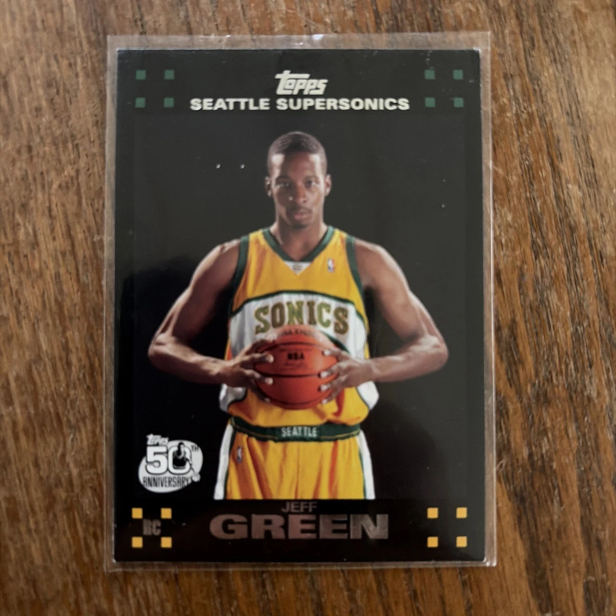 Basketball Jeff Green Rookie 2007-08 Season Sports Trading Cards