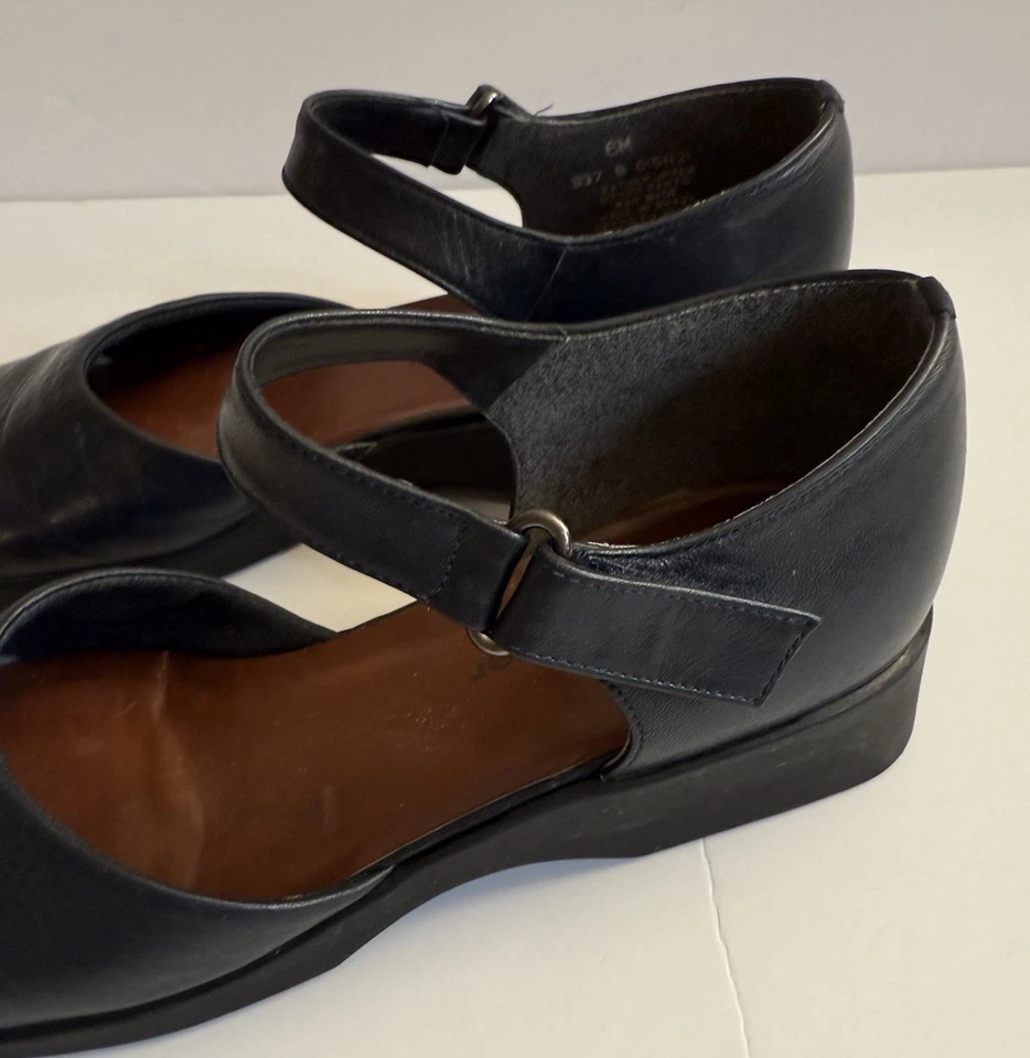 Zapato de Trabajo Mary Jane Confort Azul Marino Sistema de Ajuste Naturalizador 4U Talla 6M Foto 4 de 4