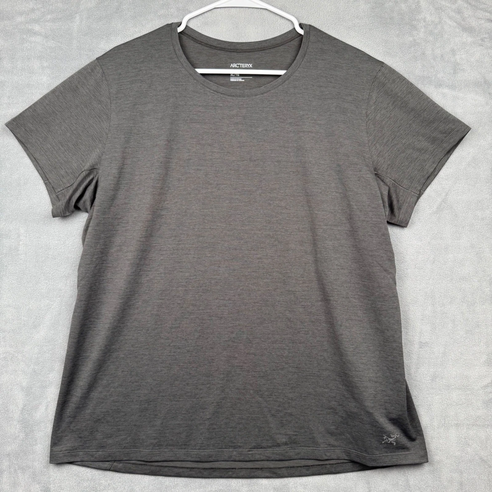 Arc'Teryx Taema Crew SS W T-Shirt Top Women's XL TG Gray Athletic Performance