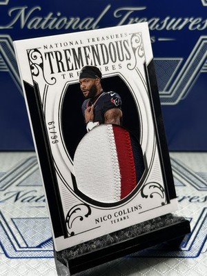 2025 National Treasures Nico Collins ⭐️Tremendous Treasures, SSP