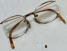 1930s AMERICAN OPTICAL 12K GOLD-FILLED WIRE EYEGLASS FRAMES  case