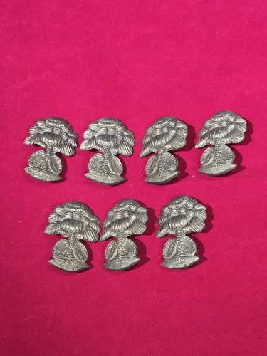 7 Reproduction CIVIL WAR South Carolina Palmetto Tree Brass Color Hat Pin ~ Nice