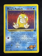 Misty's Psyduck 90/132 Common Gym Challenge Pokemon Unlimited Lightly Played on eBay