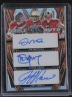 2024 Leaf Metal Prismatic Fire Joe Montana Steve Young Jeff Garcia 7/9 Auto