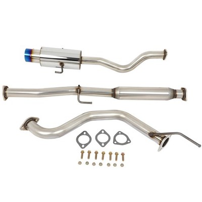For 1994-01 Acura Integra DC1 DB GS/LS/RS 4'' Burnt Tip Muffler SS  Exhaust