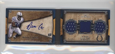 2011 Topps Five Star Futures 3-Piece Book 5/35 Delone Carter Rookie Auto RC 1u0