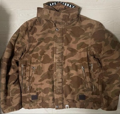 A BATHING APE Gimmick Jacke Camouflage Draht Größe L Herren Oberbekleidung