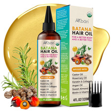 Hair Growth Oil with 100 Pure Batana, Castor, Rosemary  Pumpkin Seed Oils   In