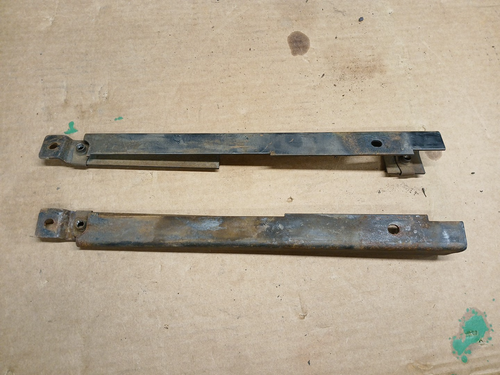 1980-1986 Ford Bronco Flip Up Passenger Seat Base Track Assembly w/Latch - Foto 13 di 13