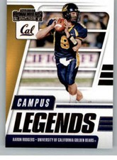 2021 Panini Contenders Draft Campus Legends #3 Aaron Rodgers Cal Golden Bears 