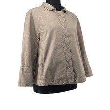 Oska Lagenlook Light Weight Jacket Made In Germany European Style 100% Cotton