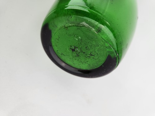 Vintage Tesalia Springs Green Glass Bottle Mineral Water Polar Bear Logo Ecuador - Picture 5 of 11