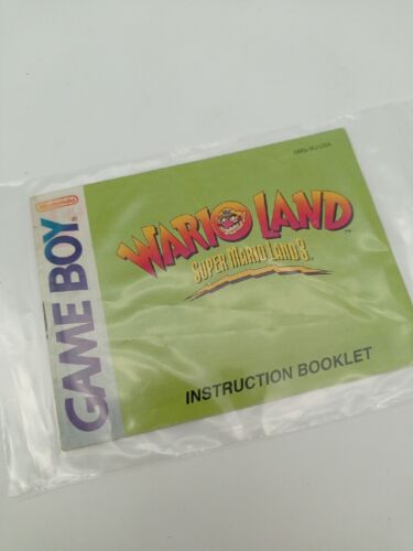  Wario Land Super Mario 3 instructions pour jeu Nintendo Gameboy USA� - Photo 1/4