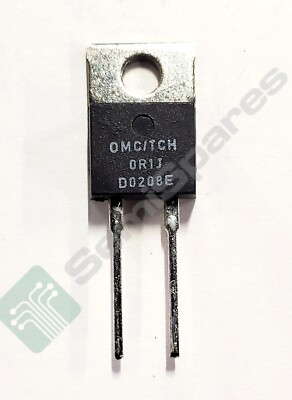 2 pcs. OHMITE TCH35PR100JE RES 0.1 OHM 5% 35W TO220