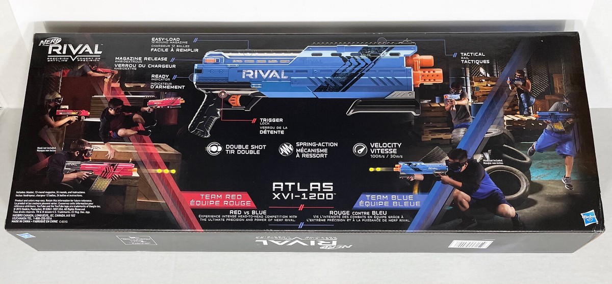 Hasbro Nerf Rival Atlas XVI-1200 (Blue) (B3857) (NISB) | eBay