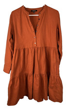 Madewell XS Dress Flannel Tiered Boho Cottagecore Fairy Whimsy Festival Renfair
